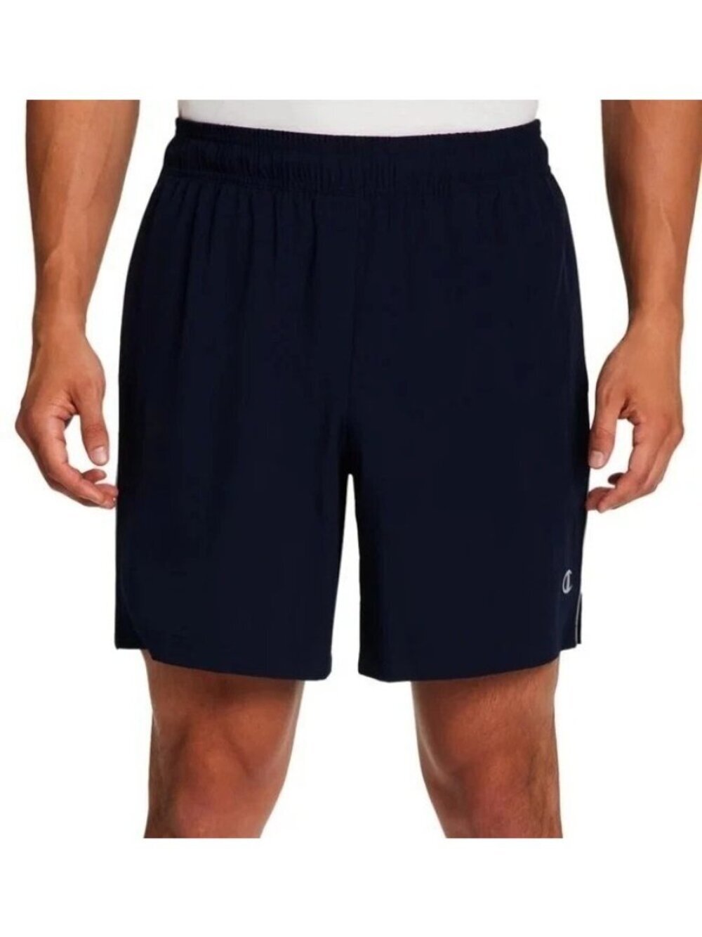 NWT Champion Men's M Navy Athletic Shorts Drawstring Waist